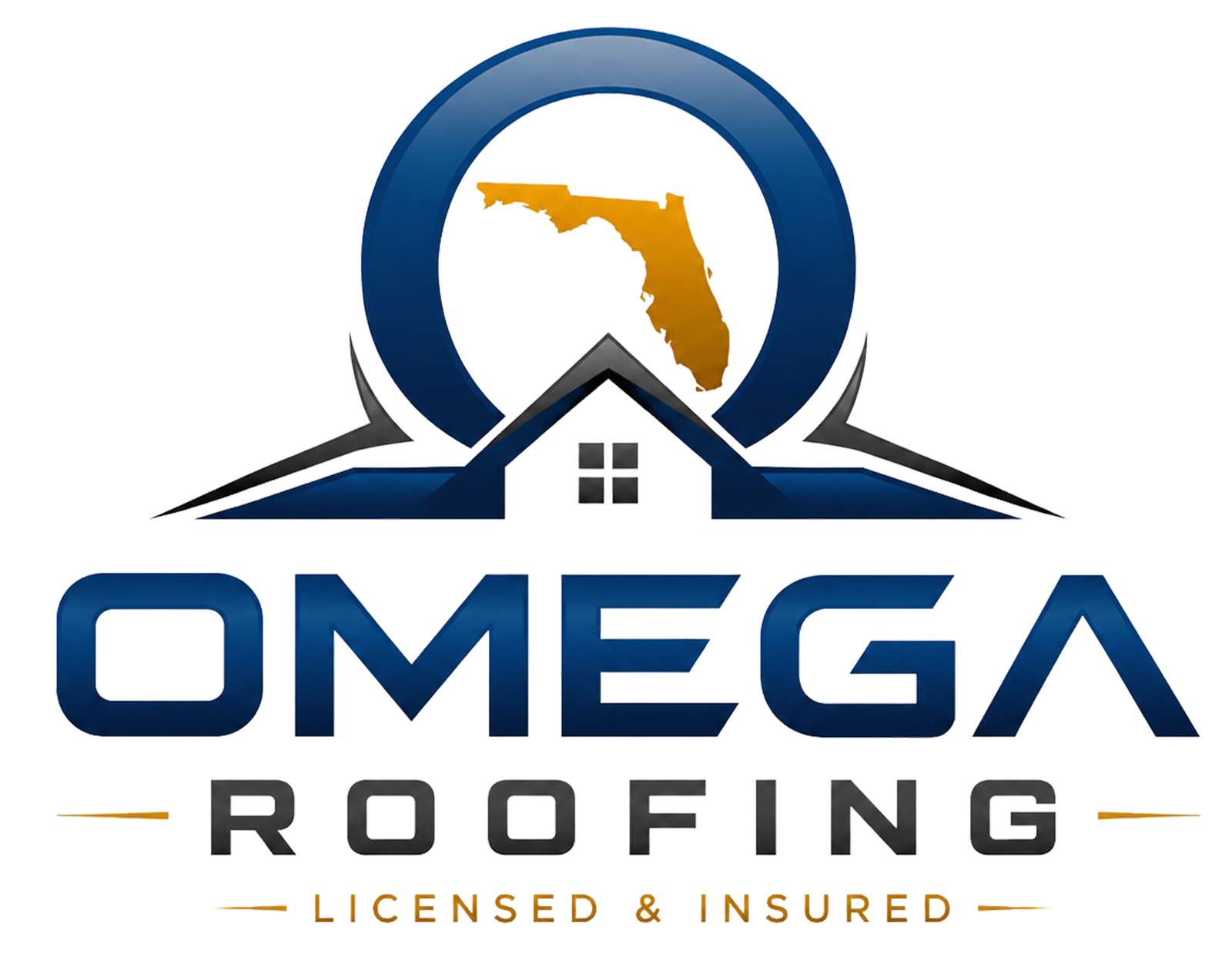 Omega Roofing - Licensed & Insured Logo